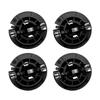4Pcs/set Black Car Rear Tail Lamp Light Bulb Holder Socket Replacement For BMW Mini R61 R59 R58 R57 R56 Part Number 63212756177