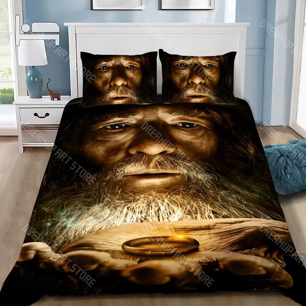 Movie L-LordS of the Rings Duvet Cover Pillowcase Bedding Set Adult Boy Girl Bedroom Decoration Children Gift Single Double Size