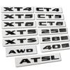 ABS Car Tail Letters Emblem Sticker for Cadillac XT4 XT5 XT6 XTS CT4 CT5 CT6 AWD ATS-L Auto Rear Trunk Badge Exterior Decoration