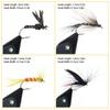 100pcs Fly Fishing Flies Kit Dry Wet Fly Fishing Flies Assortment with Fly Box Trout Bass