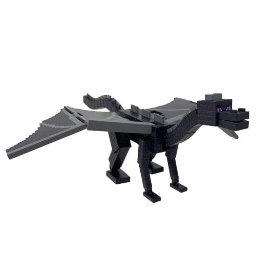 Minecraft Ender Dragon Posing Big Figure, Approx. 26cm, Articulated, Faithfully Reproduced, Large Size, Official Merchandise
