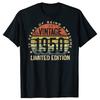 Funny Vintage 1950 Limited Edition 75YearOld 75th T Shirts Men Humor Streetwear Tee Shirt Short Sleeve Unisex Loose Clothing