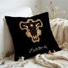 Cushion Cover  Linen  SkinFriendly Soft Decorative Case for Sofa Home Decor Hot Anime BBlack Clover Pillow cover