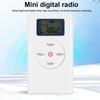 Мини-цифровой FM-радиоприемник с высокой чувствительностью, портативный плеер с ремешком и наушниками