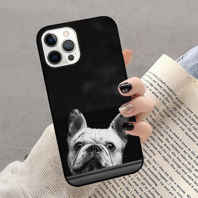 Осенний чехол для телефона с рисунком французского бульдога для iPhone 17 Air 16 16e 15 12 11 13 14 Pro Max Apple Plus Coque