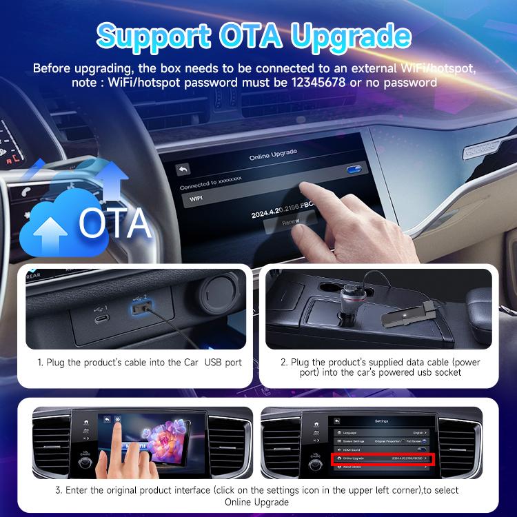 NEW Arrival Carlinkit Carplay Ai Box Streaming Wireless Car Play Auto Carplay Dongle HDMI Adapter Fire Tv Stick FireDrive Link