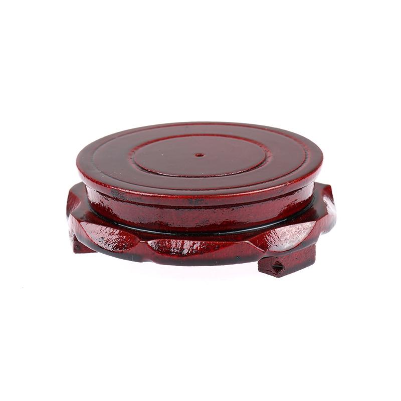 Настоящая твердая деревянная ваза с резьбой, основание для каменного Будды, цветочный горшок, деревянная ваза с резьбой