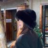 Плюшевая монгольская шапка, женская осенне-зимняя холодостойкая белая теплая шапка-ведро, шапка с защитой ушей, шапка-ведро из лисьего меха, пух