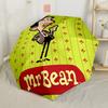 Mr Bean's Wooden Room Automatic Umbrella with 8-Rib Foldable Design Travel Essential Compact Folding Umbrella Birthday/Christmas Gift