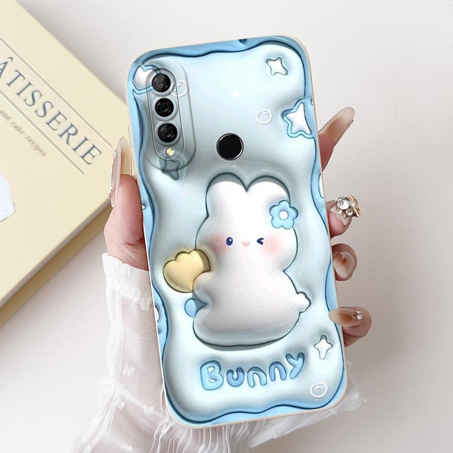 For Huawei P30 Lite Case MAR-LX1A MAR-LX2 Cover Cute Panda Rabbit Soft Silicone Phone Case For Huawei P30Lite Nova 4e Fundas New