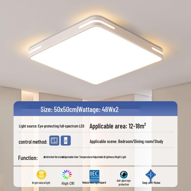 Светодиодный потолочный светильник: Ультратонкое, современное круглое освещение для гостиной, спальни, столовой и кабинета