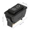 Выключатель стеклоподъемника 4 шт. 5-контактный выключатель стеклоподъемника Автомобильный универсальный переключатель управления стеклом с зеленым индикатором DC12V 24V