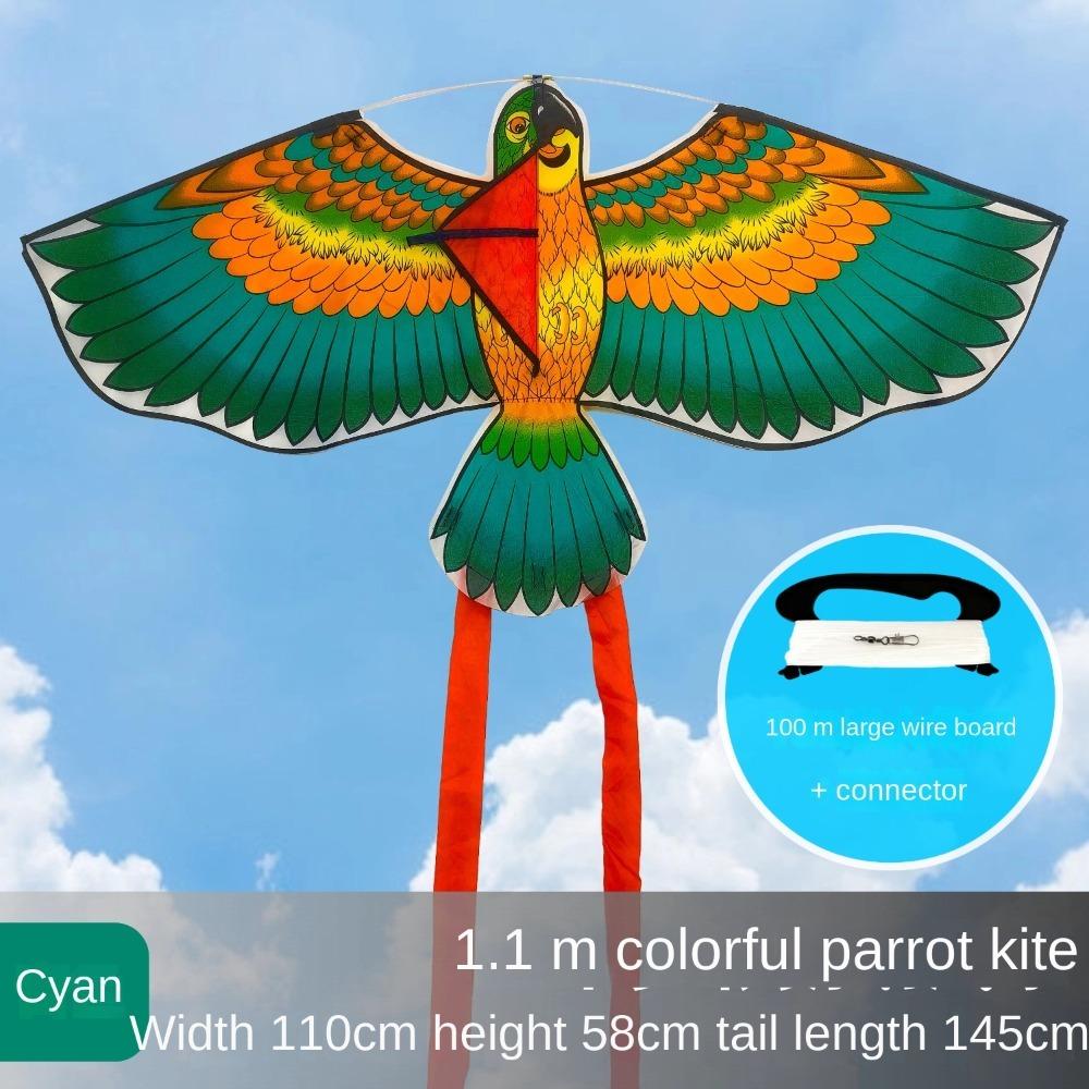 Воздушный змей с длинным хвостом и леской для активного отдыха на открытом воздухе, новые летающие игрушки для детей