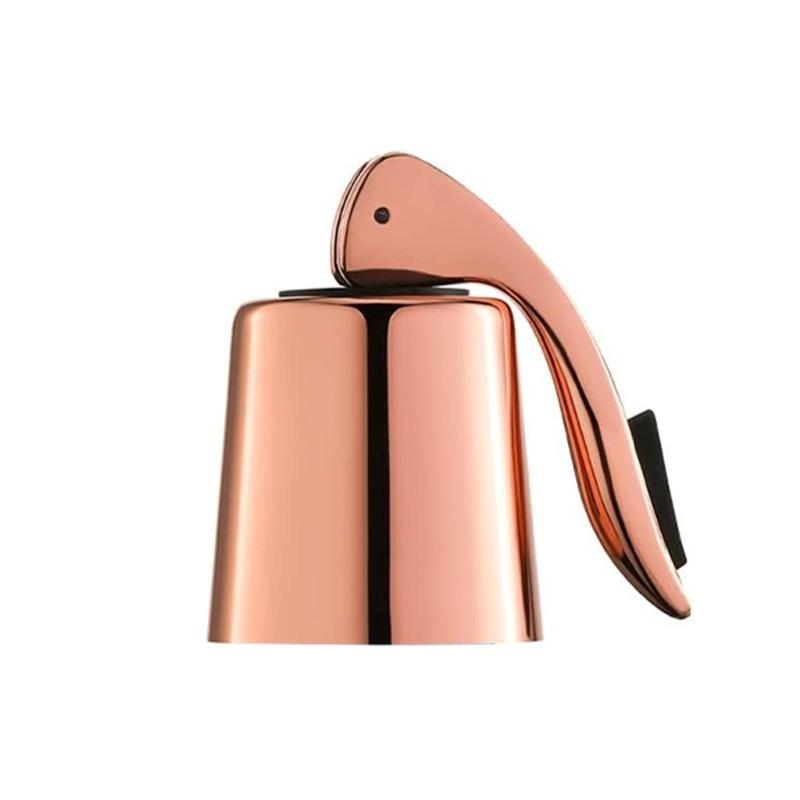 Stainless Steels Wine Bottle Stoppers Reusable Vacuum Leakproof Bottle Plugs Kitchen Tool Wine Preservations Sealing Plugs