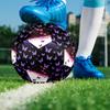 1PC Purple Butterflies Pink Dots Soccer Ball Size 5 Football Machine Sewn Indoor/Outdoor Universal Football Gift W32