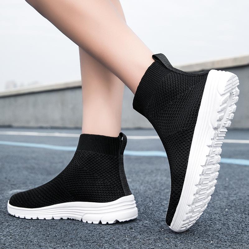 Женские черные мокасины, обувь для вождения, кроссовки, повседневные мужские ботинки без застежек, прогулочные минималистичные дышащие носки, обувь