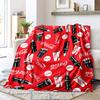 Christmas gift Halloween themed cola beverage Coca Cola blanket soft home furnishing nap decoration four seasons warm Sherpa blanket U6