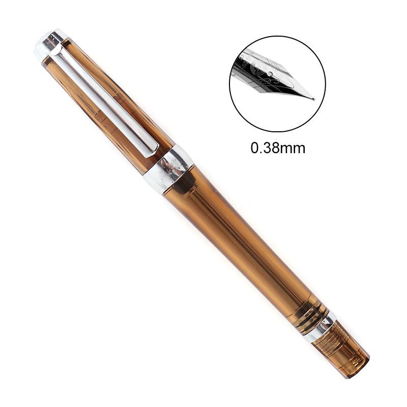 Wing Sung 3013 Вакуумная перьевая ручка из смолы, прозрачное качественное перо EF/F