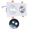 2x7 Вт COB-светильник Downlight 6000K 100?264 В регулируемый встраиваемый потолочный светильник со светодиодным драйвером для