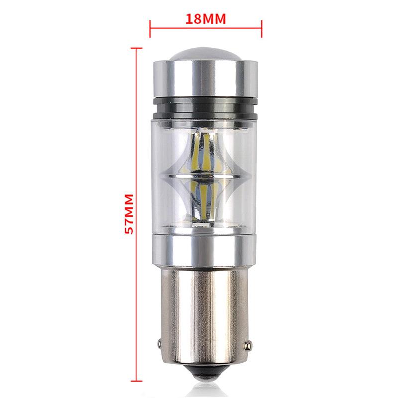 Fashion White P21W Ba15S 1156 Led Canbus Back Lamp