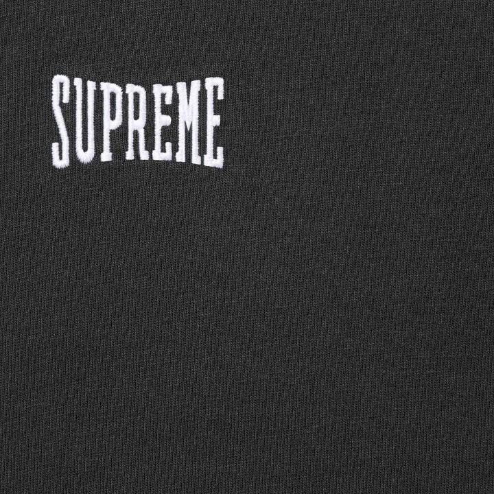 Supreme Разогревающий стираный топ с коротким рукавом Черный
