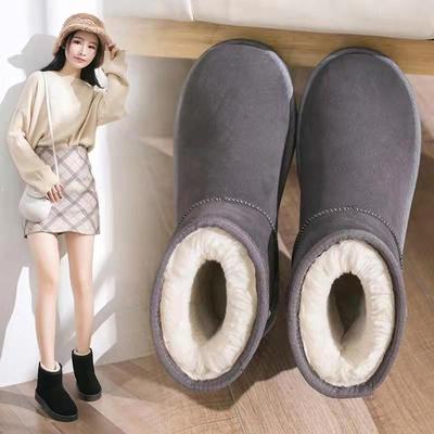 Женские зимние бархатные зимние ботинки нового стиля плюс, студенческие теплые короткие хлопковые сапоги на плоской подошве