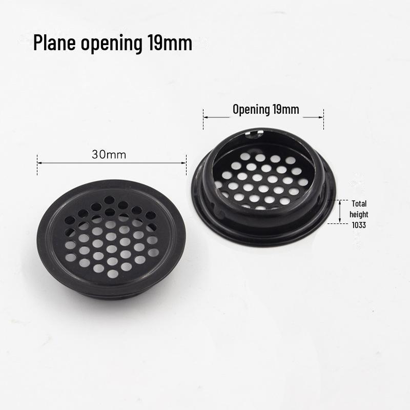 Sukop утолщенная круглая вентиляционная крышка из нержавеющей стали для гардероба и обувных шкафов