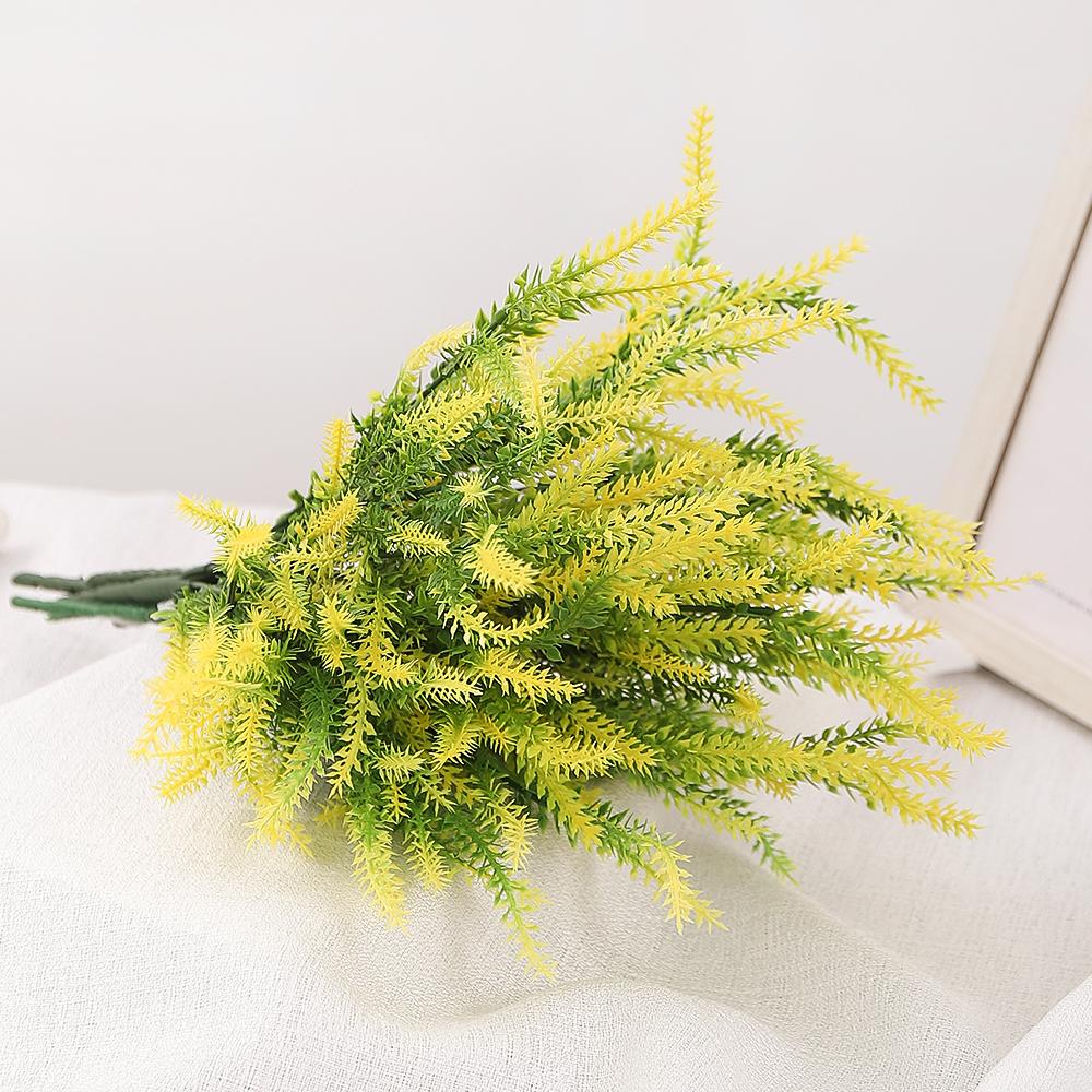 Фиолетовый искусственный букет цветов лаванды, искусственное растение для домашнего декора, сада, рождественского свадебного украшения, ваза, аксессуары для дома