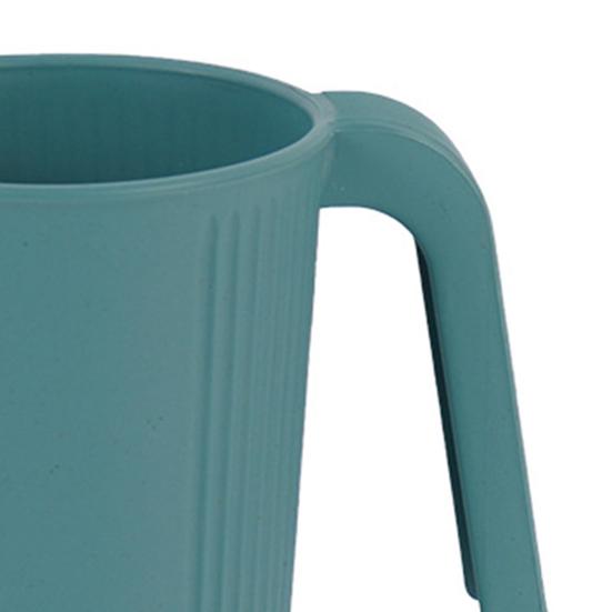 4 шт. чашка для воды, небьющаяся, с ручками, дизайн с вертикальной линией, легко моется, можно мыть в посудомоечной машине