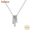 Ожерелье с подвеской из стерлингового серебра Tancision S925, женское модное универсальное ожерелье, модный подарок