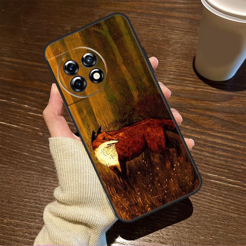 Зимний лис Лисы Чехол для OnePlus Nord CE 2 Lite 2T N10 N20 N30 Nord 3 OnePlus 11 9 10 Pro 10R 10T 8T Coque