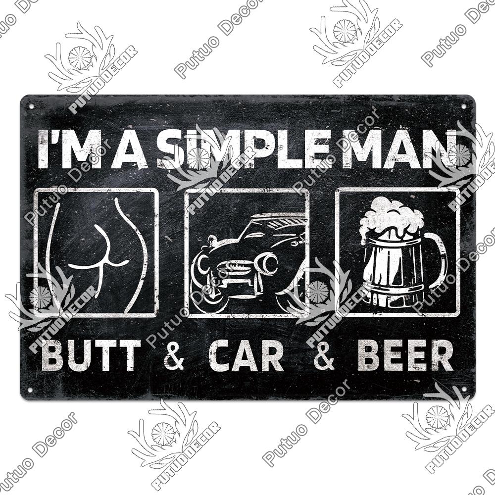 Decor Beach Vintage Plaque Metal Plate Retro Tin Signs Summer Wall Art Poster Seaside Tiki Bar House Room Iron Painting