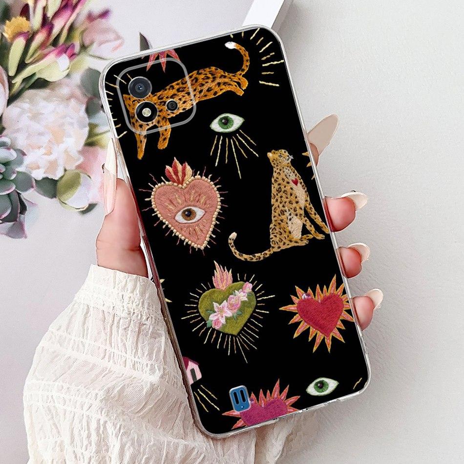For Realme C11 (2021) RMX3231 Fashion Cool Pattern Phone Case For Realme C11 2021 Soft Silicone TPU Cases