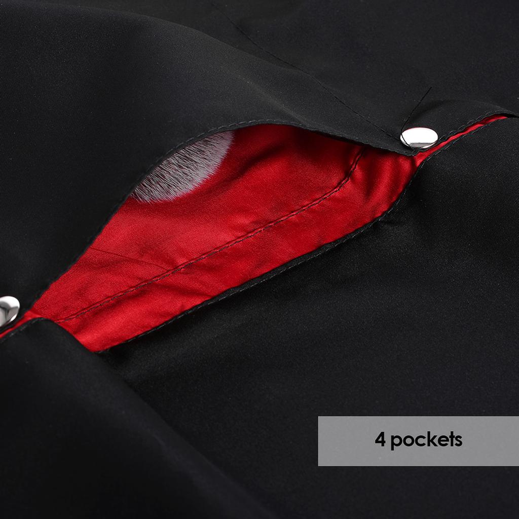 Фартук для салона Bestauty, парикмахерская накидка для парикмахера, ткань для стрижки и окрашивания, накидка для парикмахера, черная