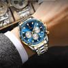 Мужские часы Business Gentleman Original Quartz Watch for Man Водонепроницаемые Светящиеся Дата Хронограф Мода Новые