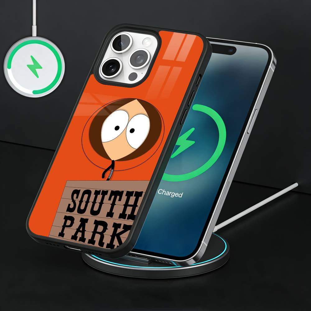 Чехол для телефона Кенни Маккормик S-South Park Для iPhone 17, 16, 15, 14, 13 Plus, Pro Max Магнитный Для Magsafe Беспроводной Зарядки