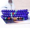 Многослойные гранатовые аметистовые бусины в богемном стиле, браслет с запахом, очаровательный женский мужской браслет, ювелирный подарок