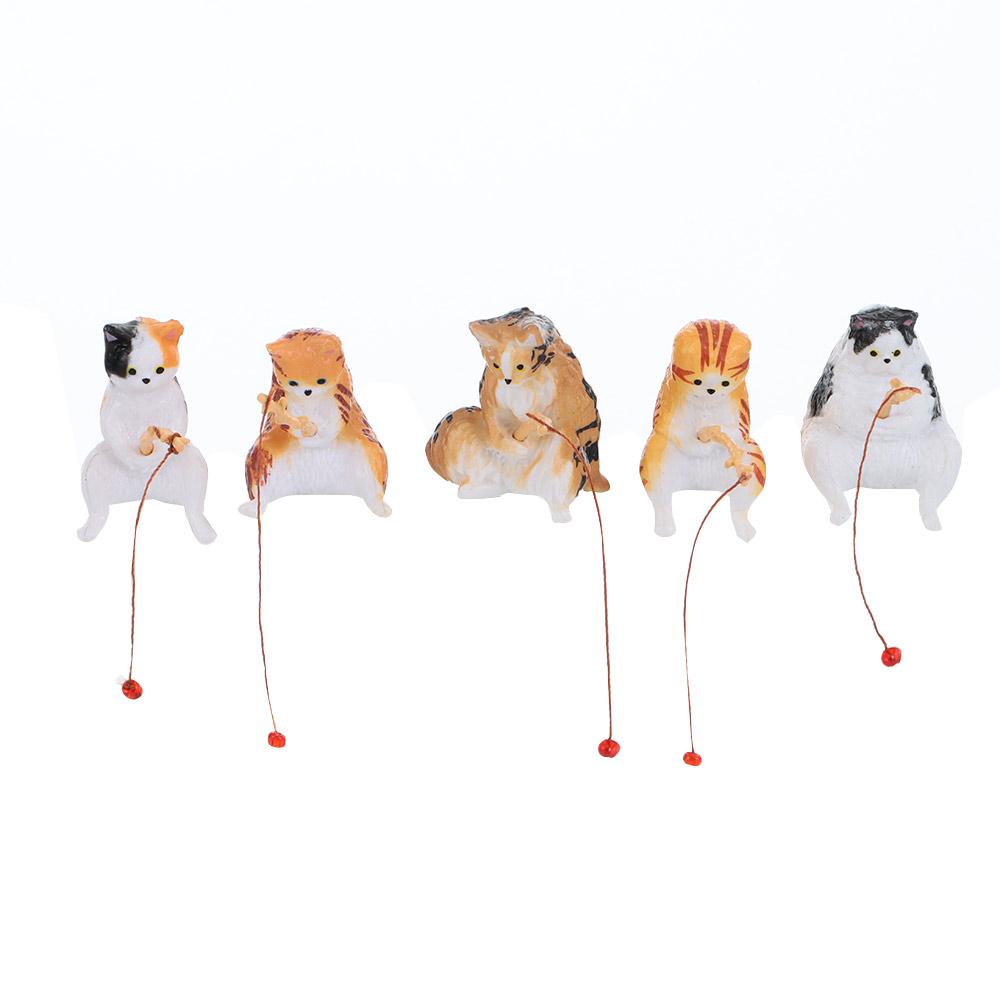 Рыбалка Аквариум Кот Рыбалка Украшение для аквариума Рыбалка Котята Акваскейп Декоративные украшения