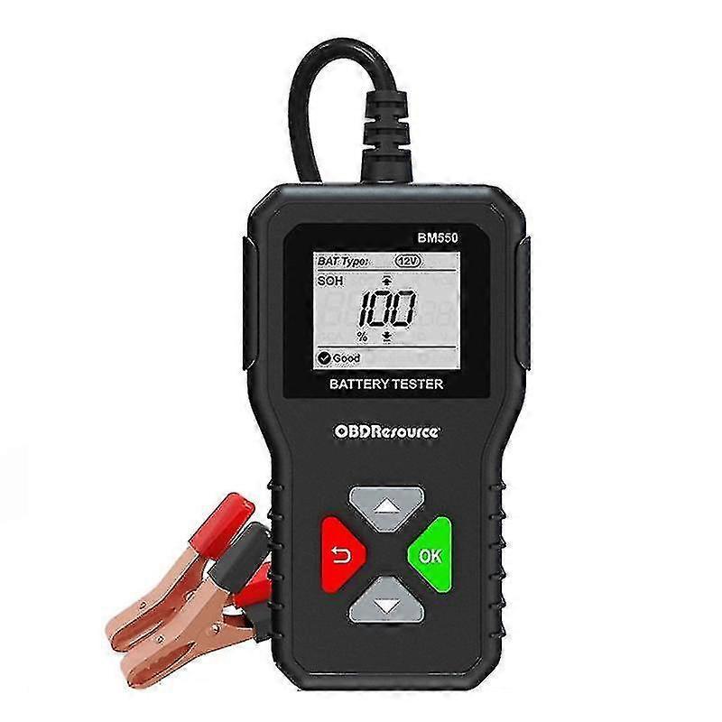 Bm550 Car Battery Tester 6v 12v 24v 100-2000 2ah-220ah Battery System Detect Auto Battery Analyzer