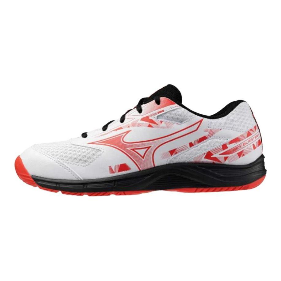 Mizuno SKY BLASTER 4 Женские Низкие Красные Белые Бадминтонные Кроссовки Комфортные Универсальные 71GA253301