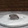Кольцо Crowe Jewelry Винтажное с бриллиантом, буква CH, крест, цветок