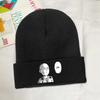 Вязаная шапка One Punch Man, женские шапки унисекс, осенне-зимние шапки Сайтама OPM Oppai, вязаная крючком шапка-дыня в стиле аниме Манга