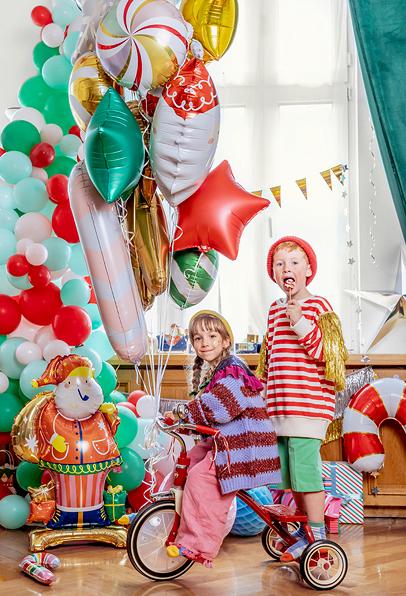 Balon Foliowy Stojący Mikołaj 63X106 Cm