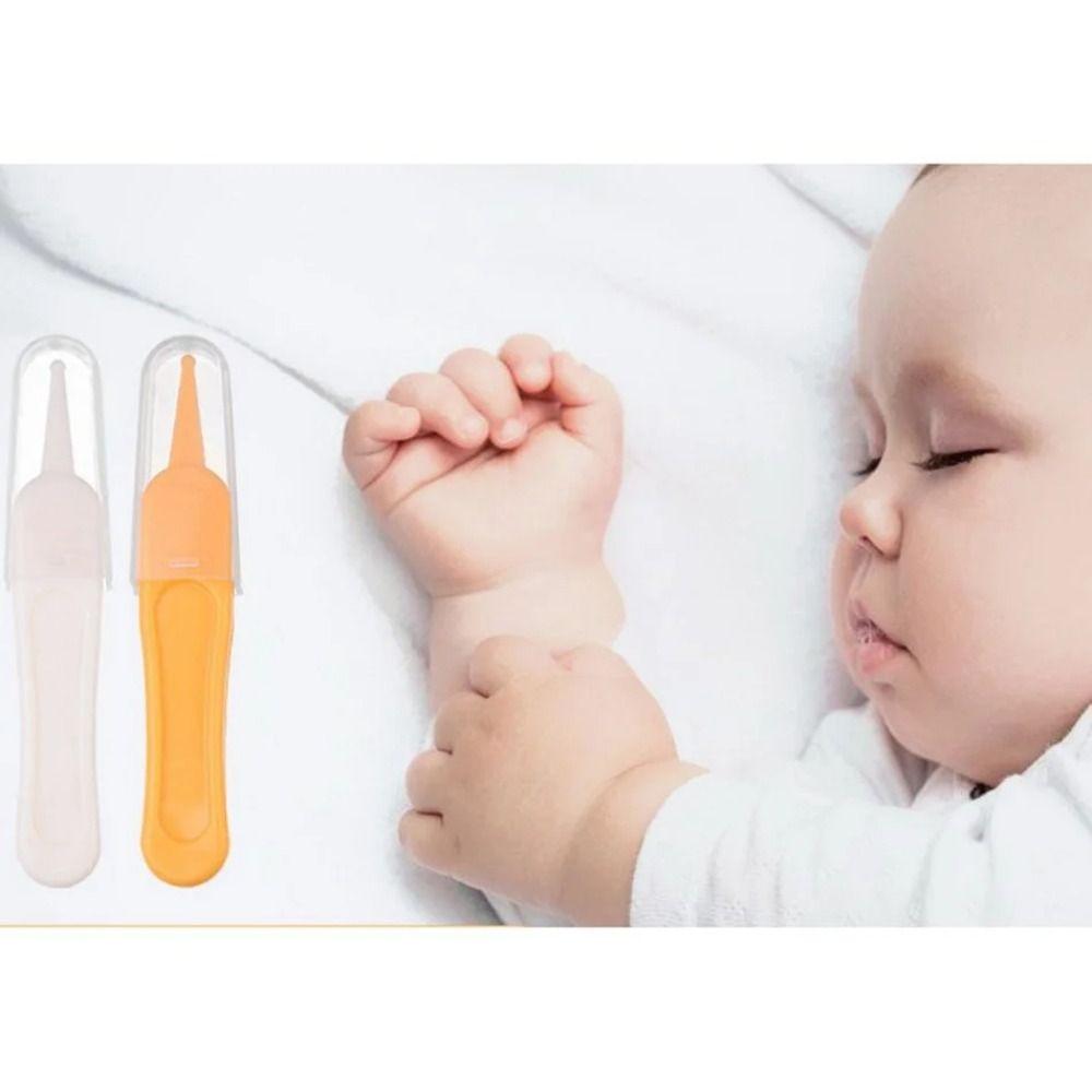 Round Head Clamp Ear Nose Navel Clean Tools Kids Nasal Cavity Tweezers Nose Cleaner Infant