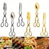 Fruit Salad Cake Clip Snack Cake Clip Vintage Style Salad Pastry Clamp Baking Barbecue Tool Buffet Food Tong Gold-plated