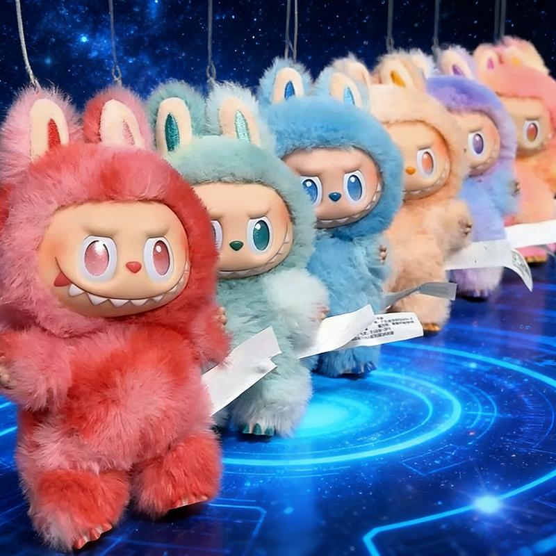 Плюшевая игрушка V3 из серии «Монстры: Большая энергия», виниловая плюшевая игрушка, кулон, милая фигурка, кукла, брелок, подарок на день рождения.