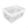 Reptile Terrarium Container Portable Breathable Ventilation Breeding Box Turtle Tank for