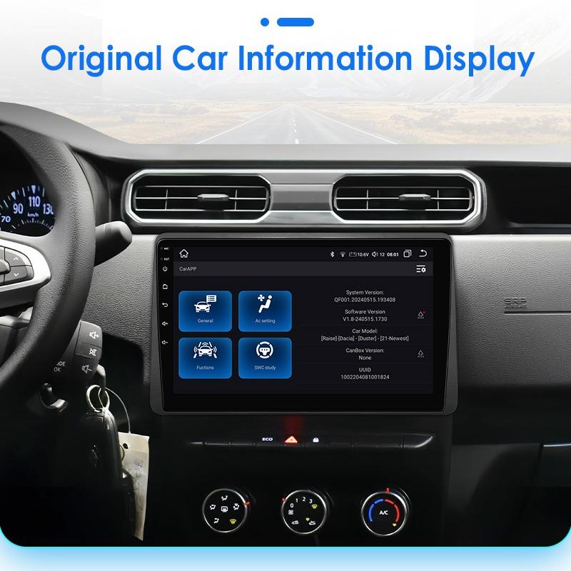 OSSURET Автомагнитола Qualcomm 8-ядерная с камерой 360 для Renault Duster HM 2 2020-2023 Arkana 1 2019-2023 Мультимедийный плеер Интеллектуальный Carplay Android Auto