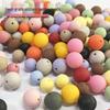 15 мм Макаронные Силиконовые Круглые Бусины для Детских Поделок, Цепочек для Соски