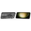 Для Samsung Galaxy S25+ Чехол PC+TPU Kickstand Phone Protector с крышкой объектива